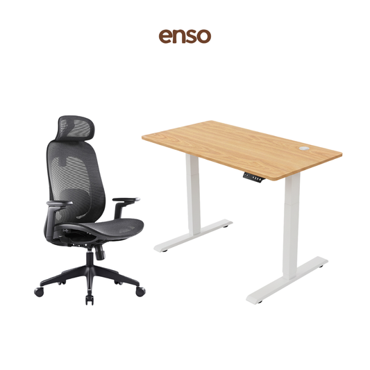 GALORA Ergonomic Office Chair + ENSO Classic Standing Desk Bundle