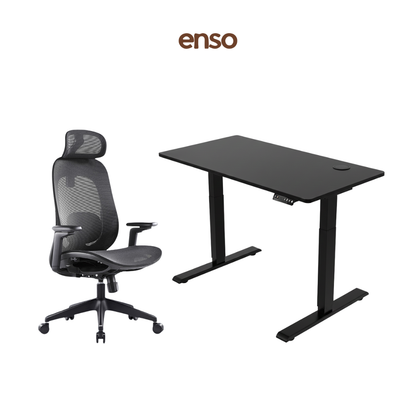 GALORA Ergonomic Office Chair + ENSO Classic Standing Desk Bundle