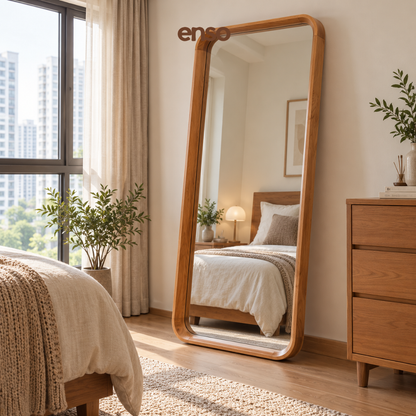 ARATA Solid Wood Standing Mirror