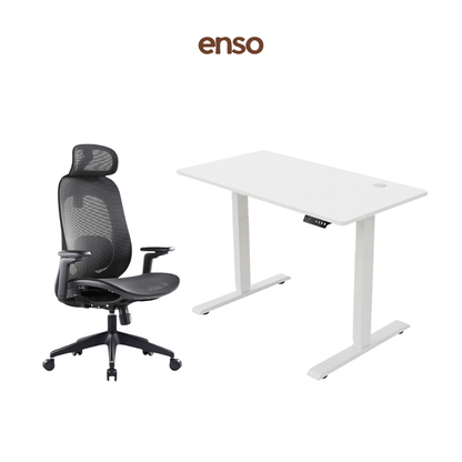 GALORA Ergonomic Office Chair + ENSO Classic Standing Desk Bundle