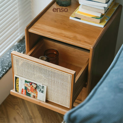 KINU Solid Wood Bedside Table