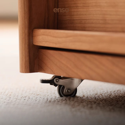 RIKA Solid Wood Bedside Table
