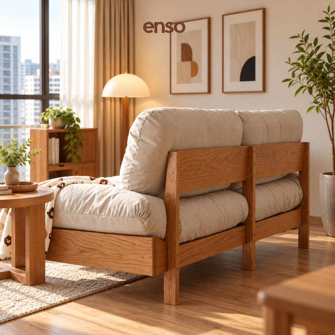 KUMO Solid Wood Sofa