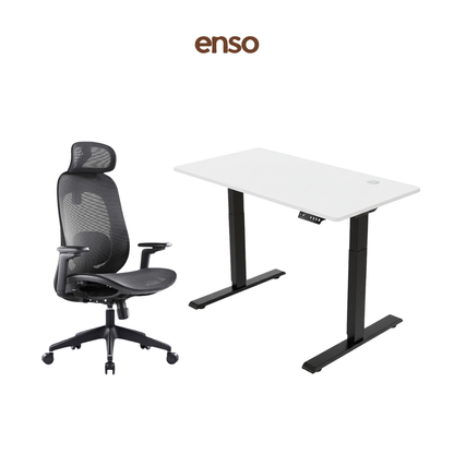 GALORA Ergonomic Office Chair + ENSO Classic Standing Desk Bundle
