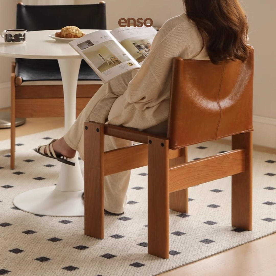 CLAUDE Leather Sling Chair