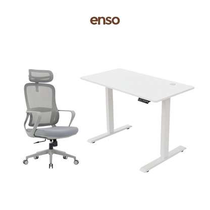 CALORA Ergonomic Office Chair + ENSO Classic Standing Desk Bundle