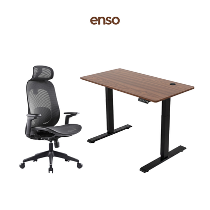 GALORA Ergonomic Office Chair + ENSO Classic Standing Desk Bundle