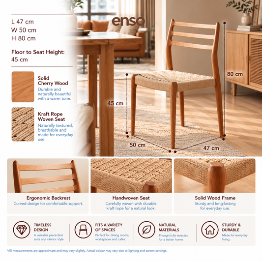 KONA Solid Wood Dining Chair