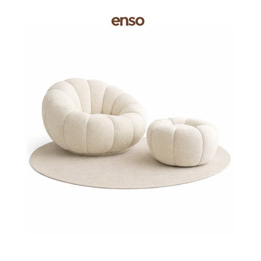 MORU Bouclé Lounge Chair